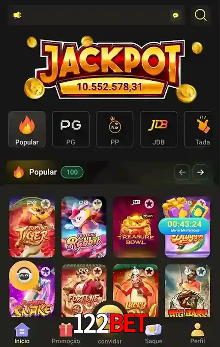 Promoções Especiais no 122bet App